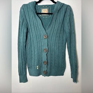 Old Navy Coast to Coast Teal Button-Up Cardigan